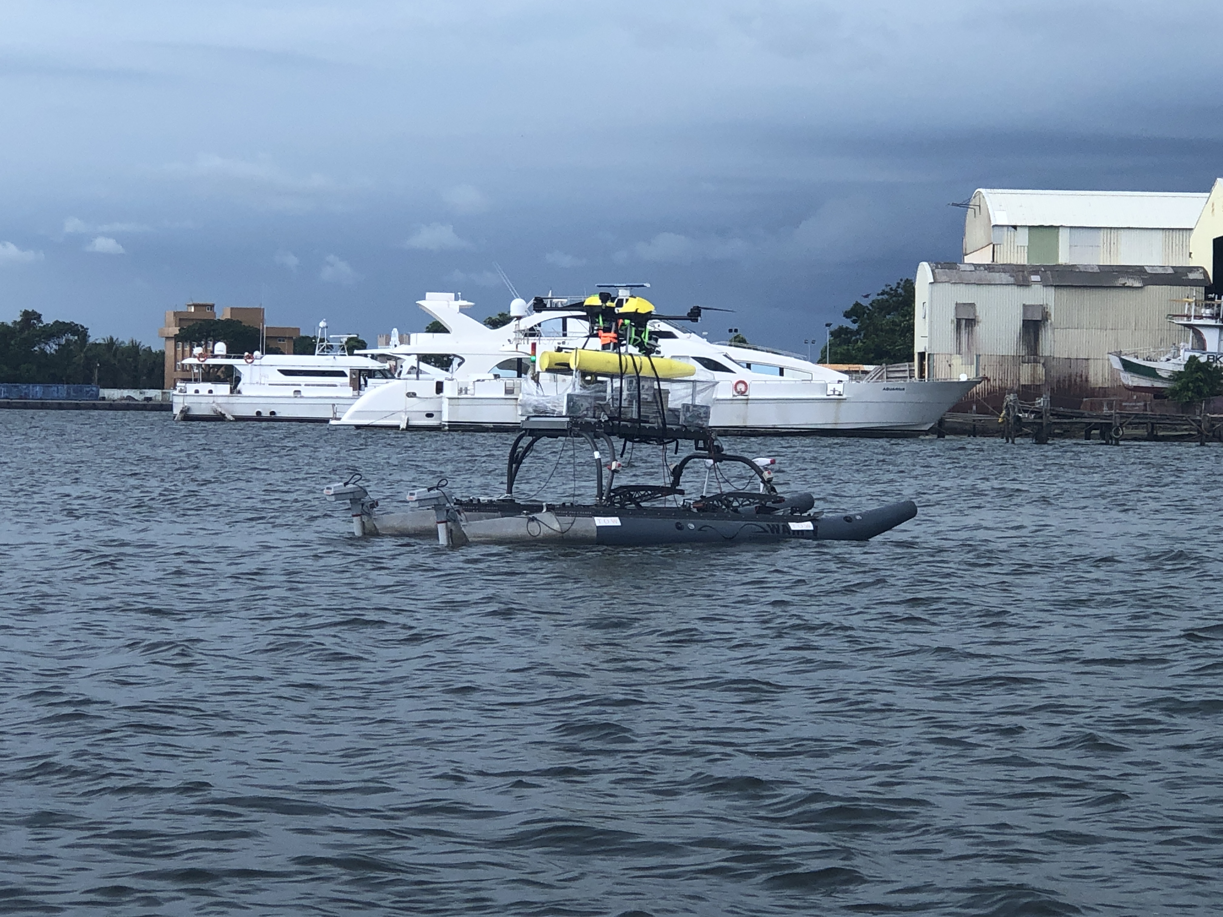 WAM-V unmanned surface vehicle field test